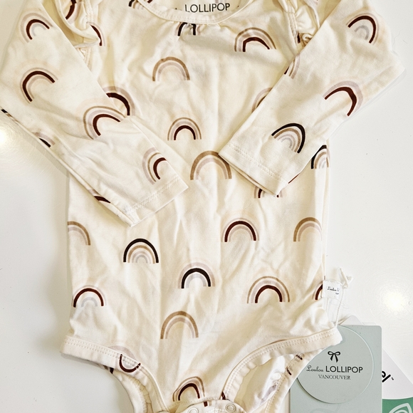 Cream Rainbow Kids One Piece - Picture 1 of 8